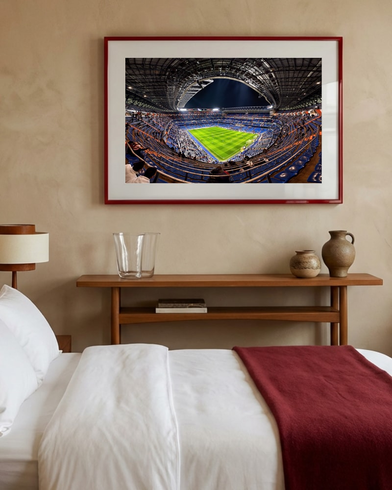 Natfodboldstadion Plakat