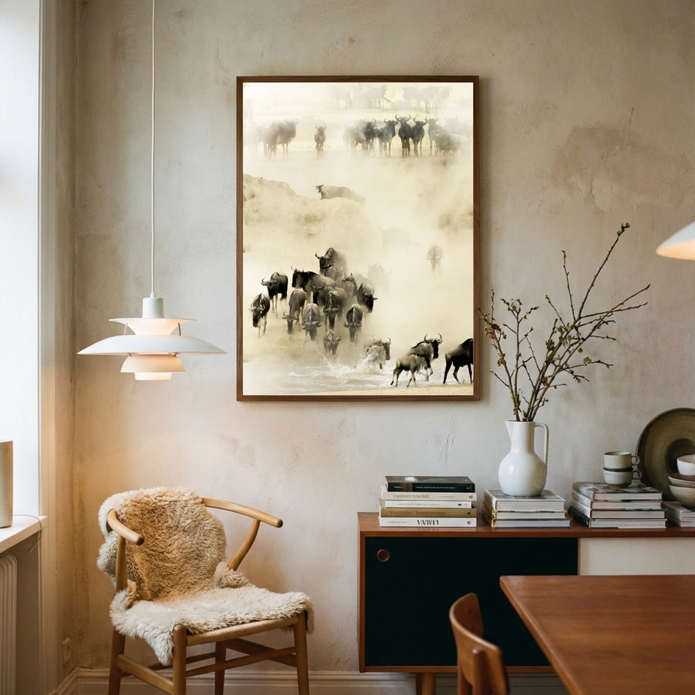 Gnuernes vandring – Plakat