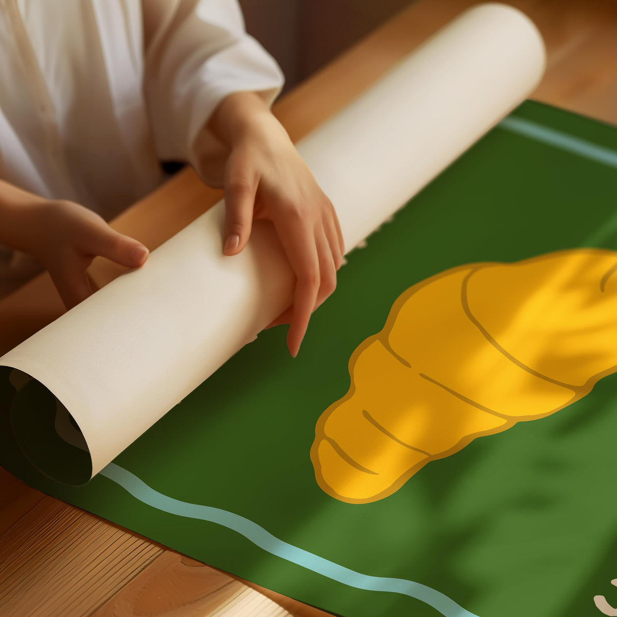 Livlig plakat