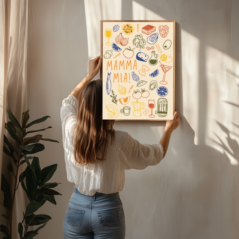 Mamma Mia Italiensk Madplakat