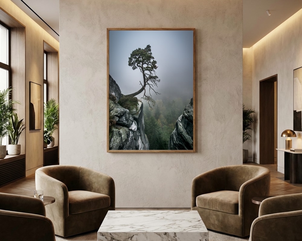 Misty Mountain Pine Plakat