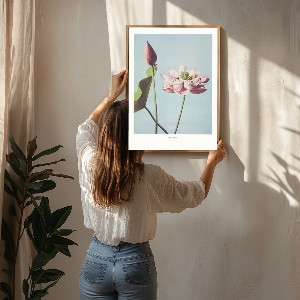 Lotus Flowers Poster