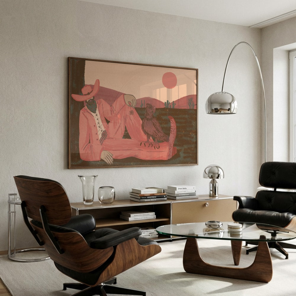 Cowboyens ørkenledsager-plakat