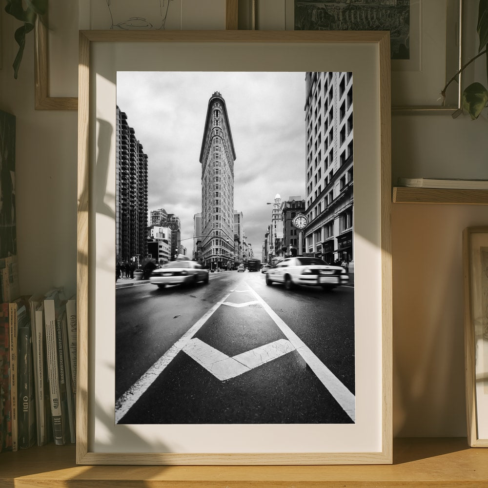 Ikonisk Flatiron By Bevægelsesplakat