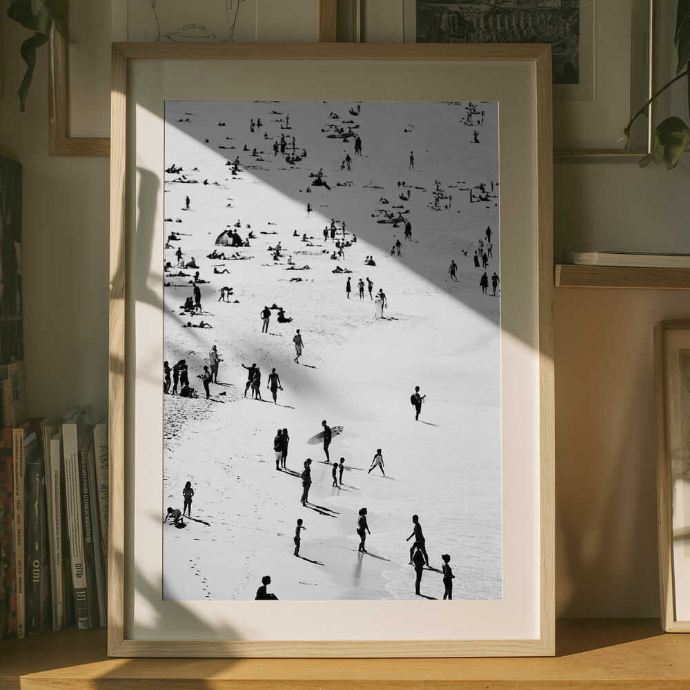 Strandsilhuetter Plakat