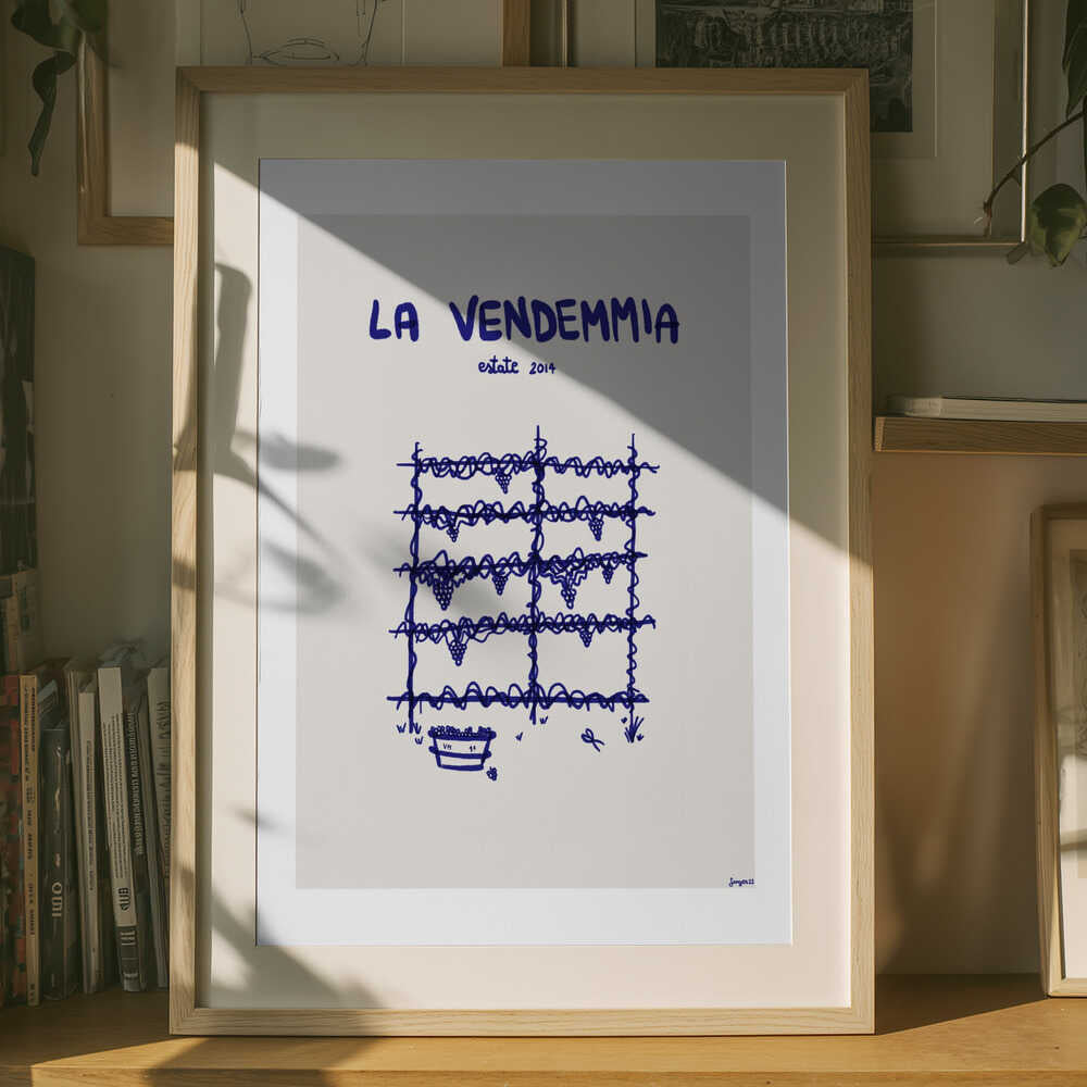 La vendemmia Plakat