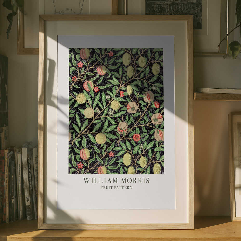 William Morris Fruit Pattern Poster