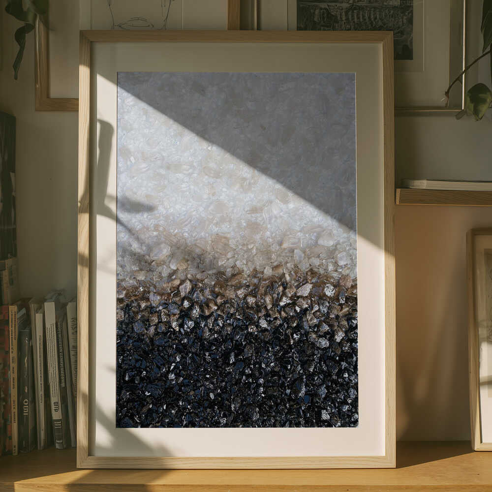 Crushed Stone Gradient Poster