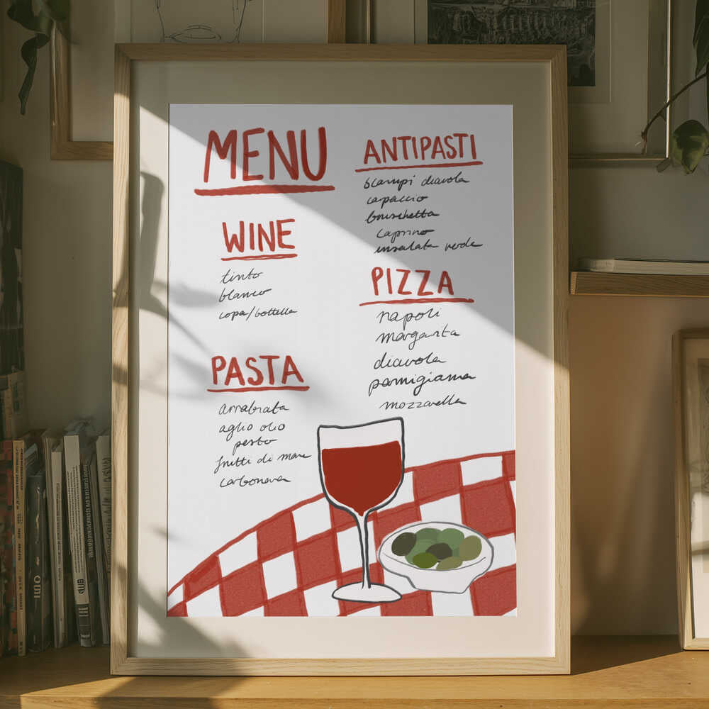 Plakat: Italiensk Madglæde