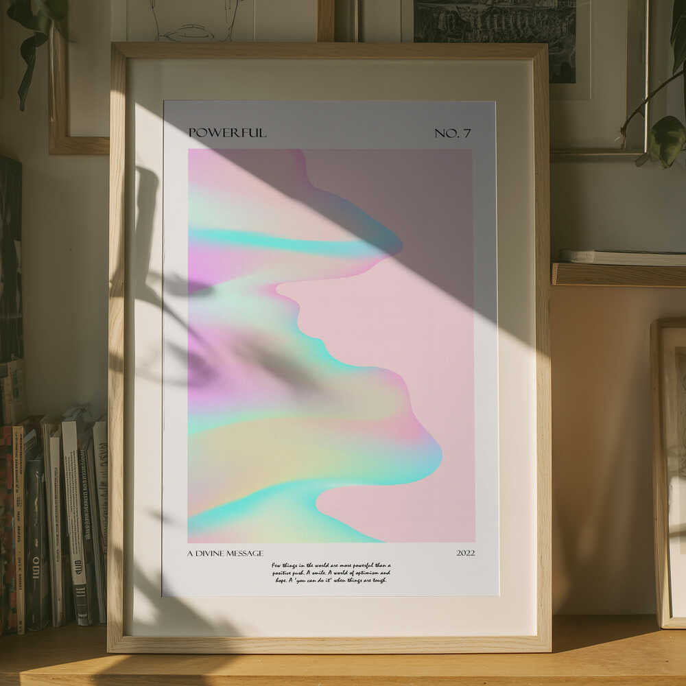 Kraftfuld Guddommelig Plakat
