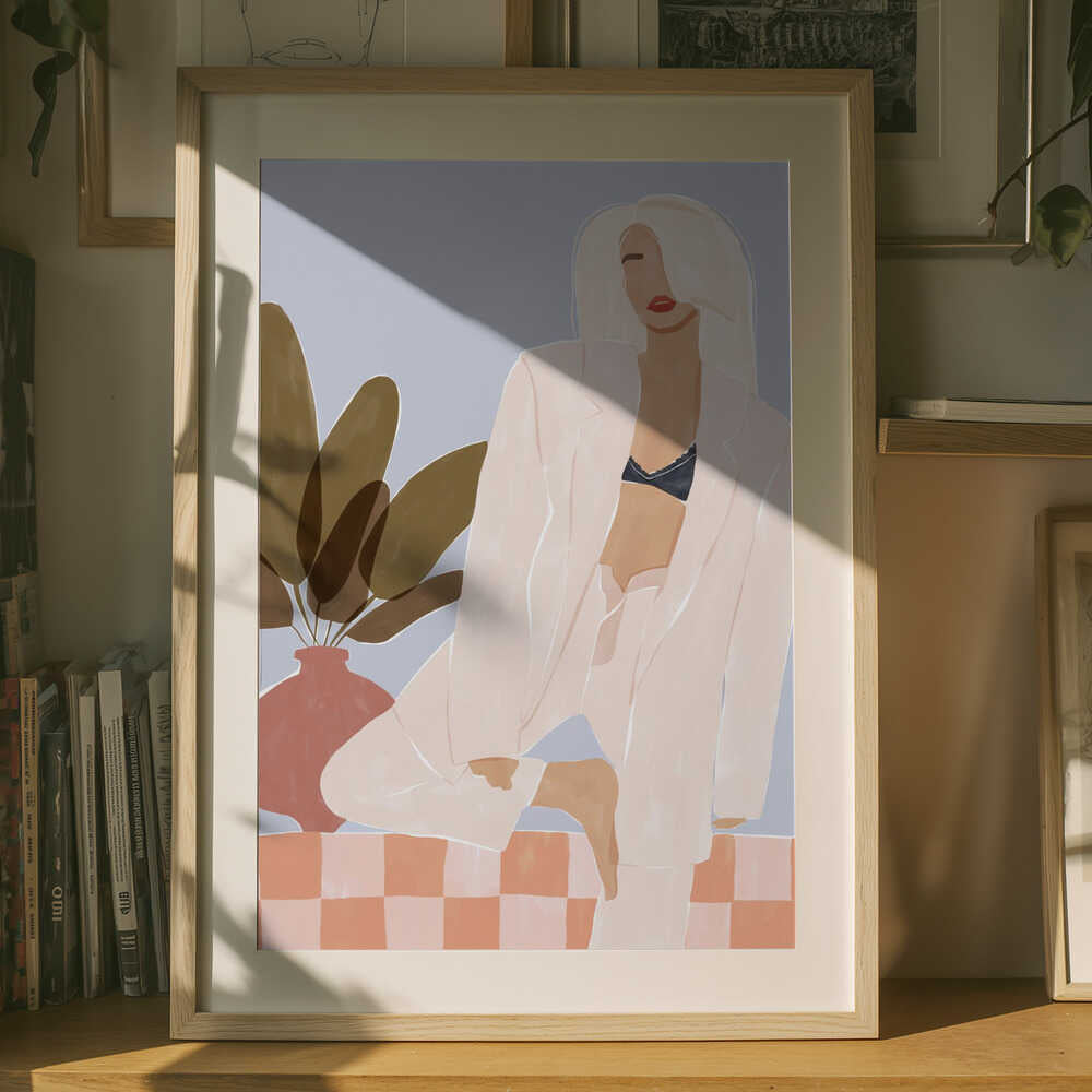 Too Lazy To Yoga Poster