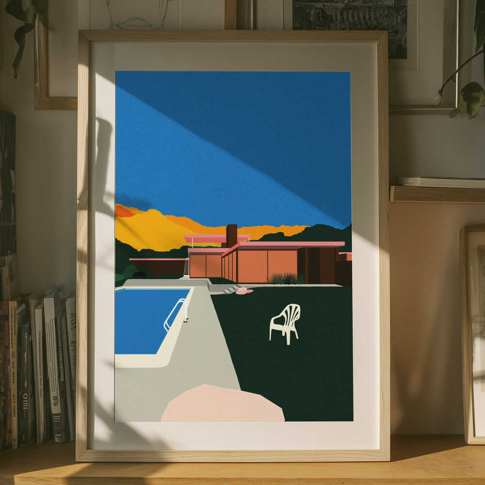 Kaufmann Desert House Poolside Plakat