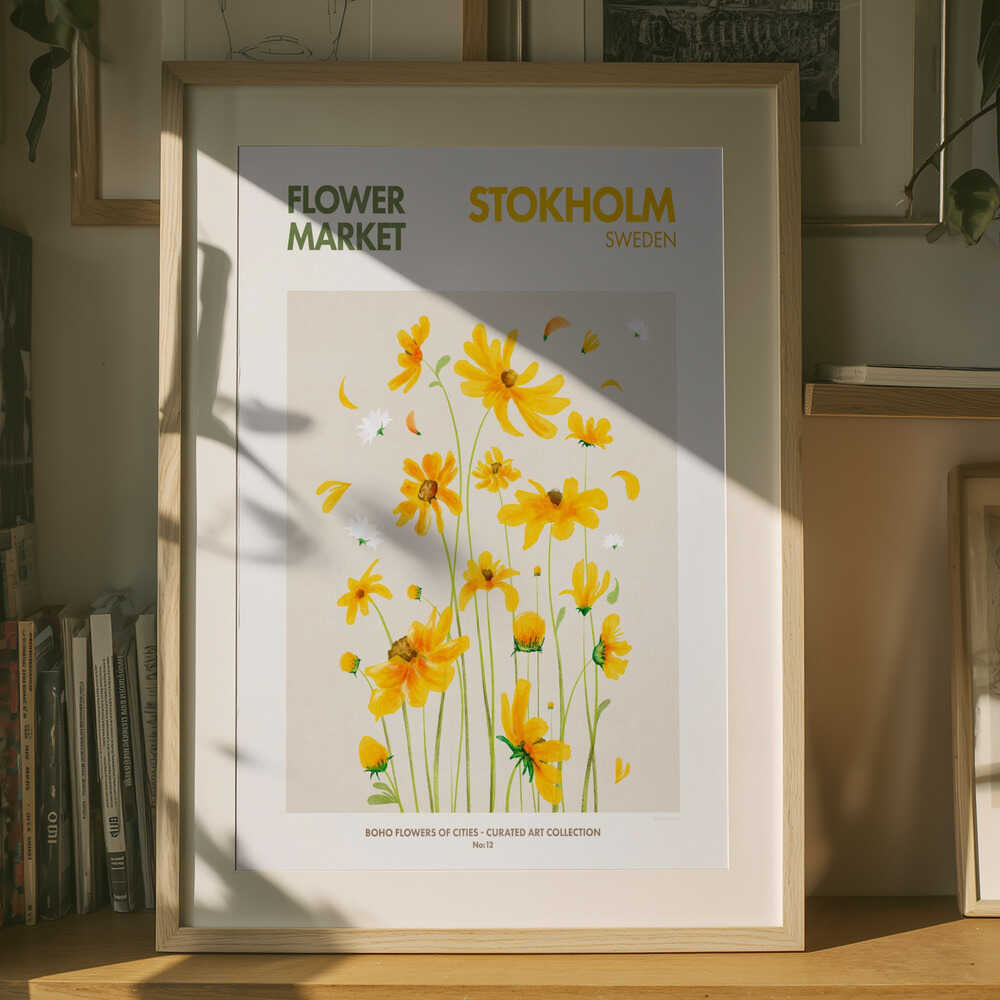 Stockholm Blooms Plakat