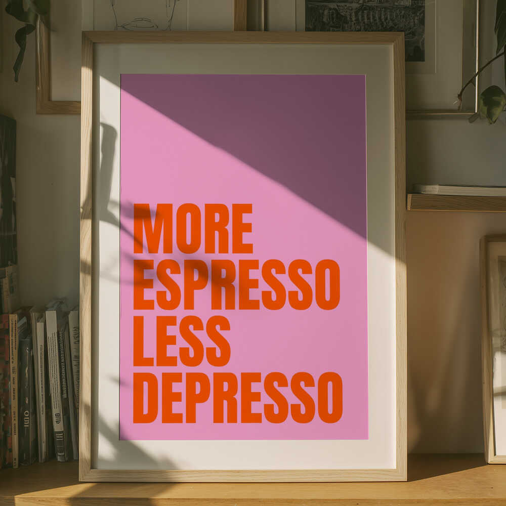 Kaffe Fornemmelser Plakat