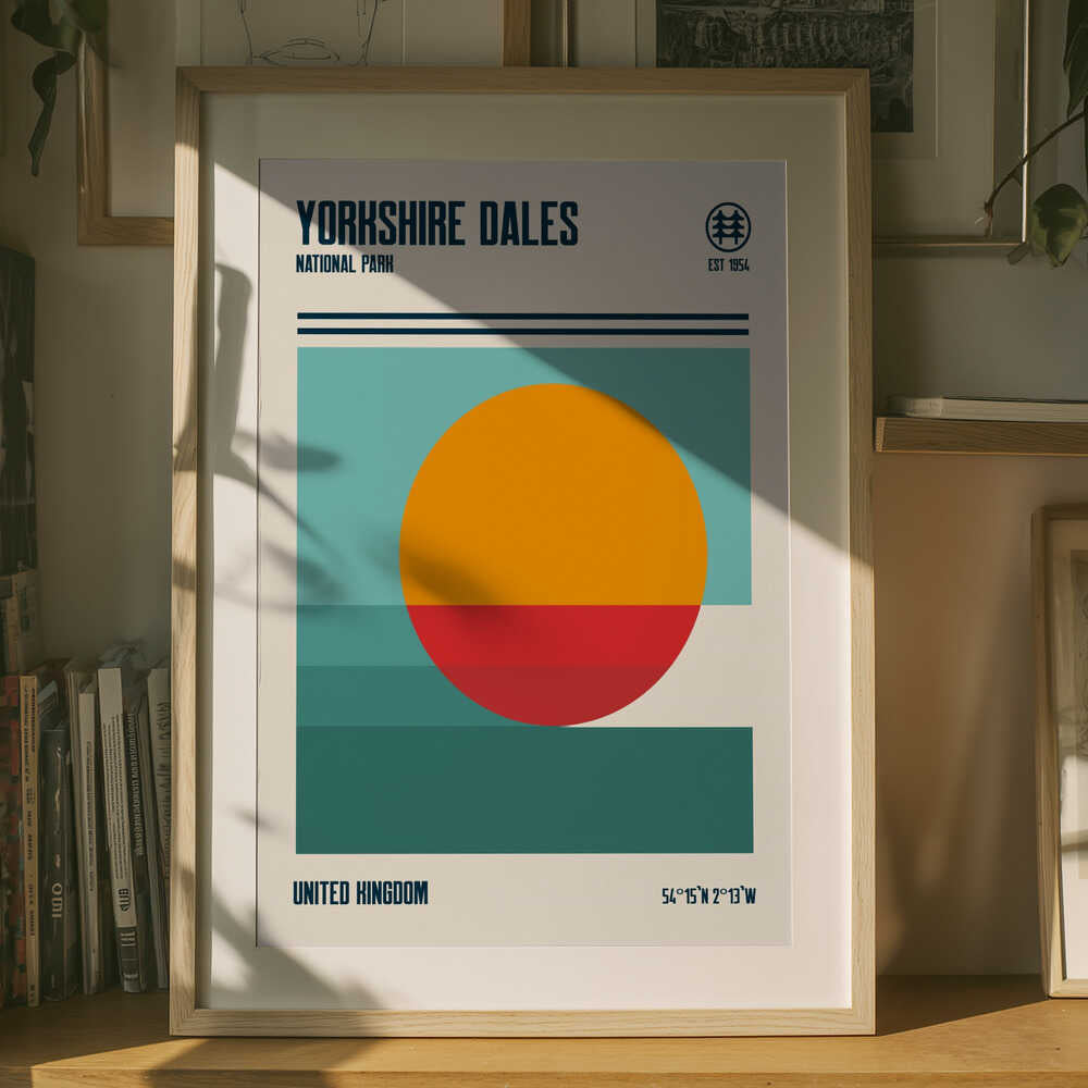 Yorkshire Dales National Park Travel Poster Poster