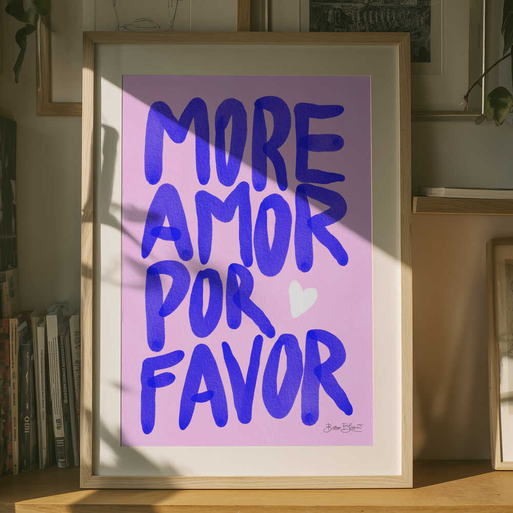 Mere Amor Por Favor Plakat