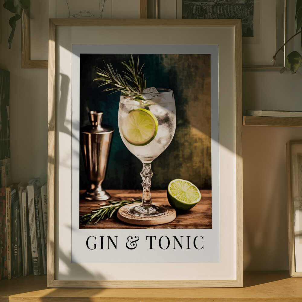 Gin & Tonic-plakat