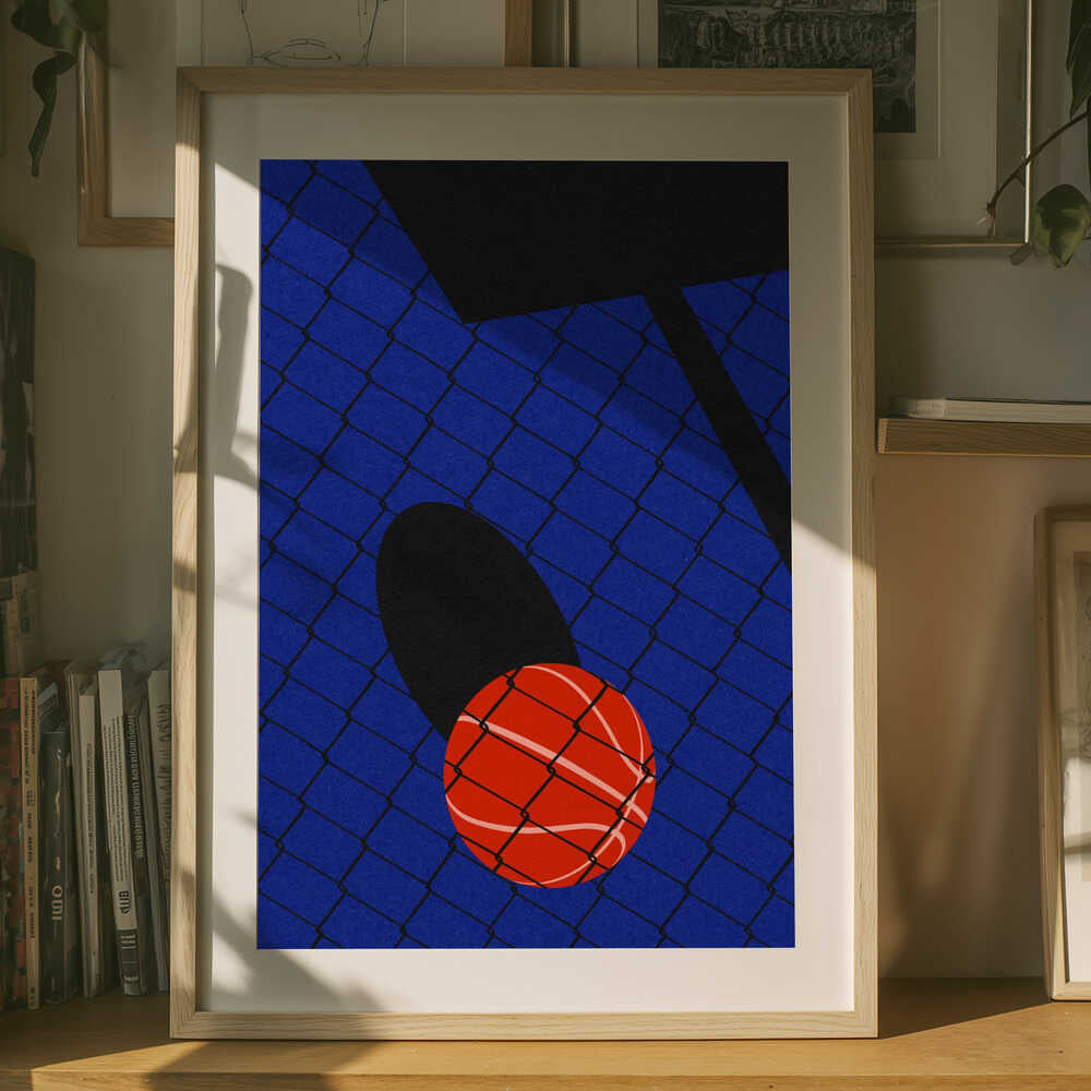 Basketballbaneplakat i Baghaven