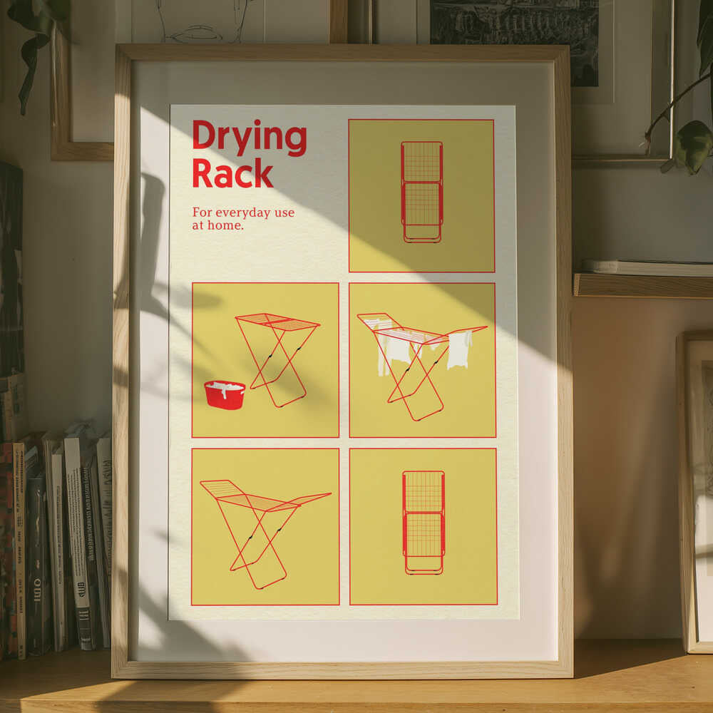 Plakat Tørrestativ Plakat