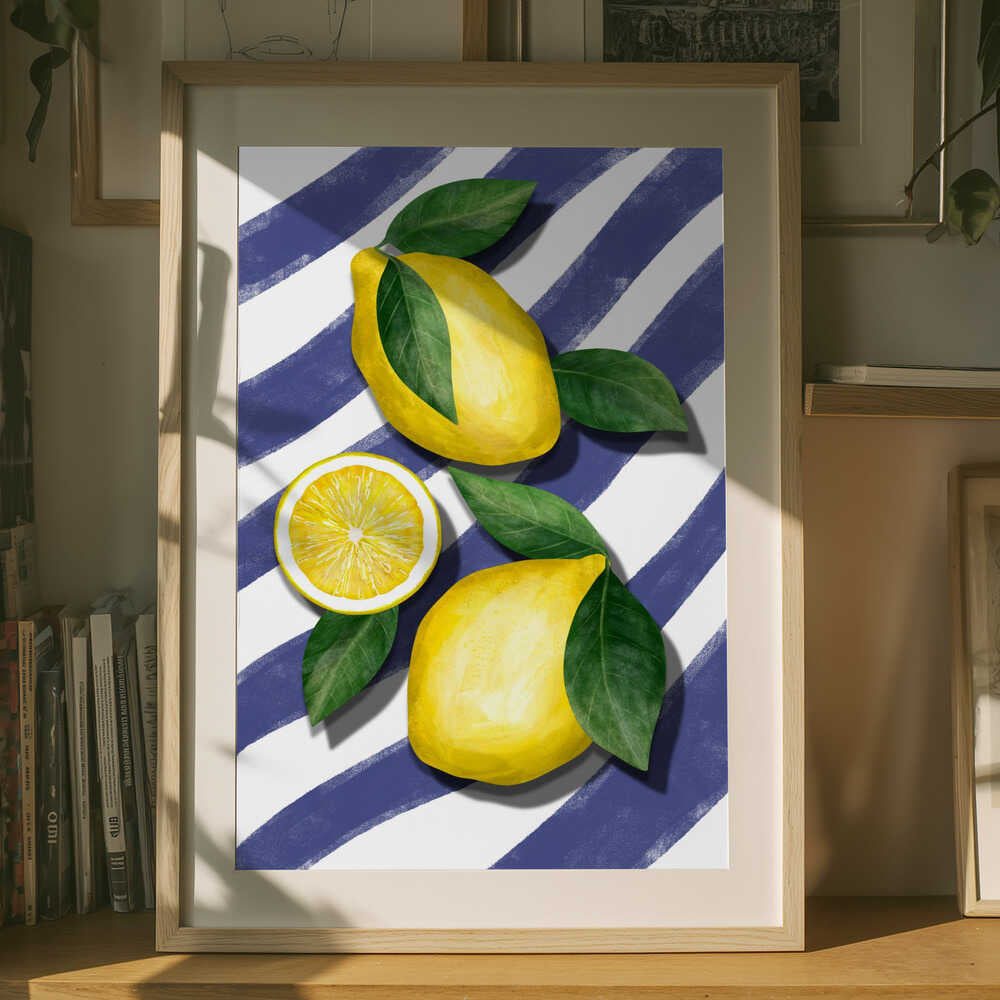 Zesty citronskaller Plakat