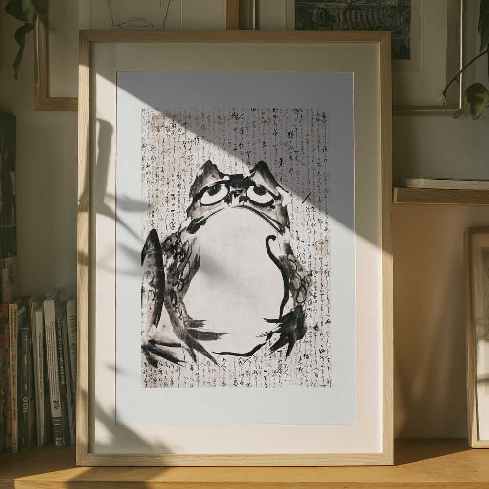 Japansk Frø (sent 18. – 19. århundrede) Plakat