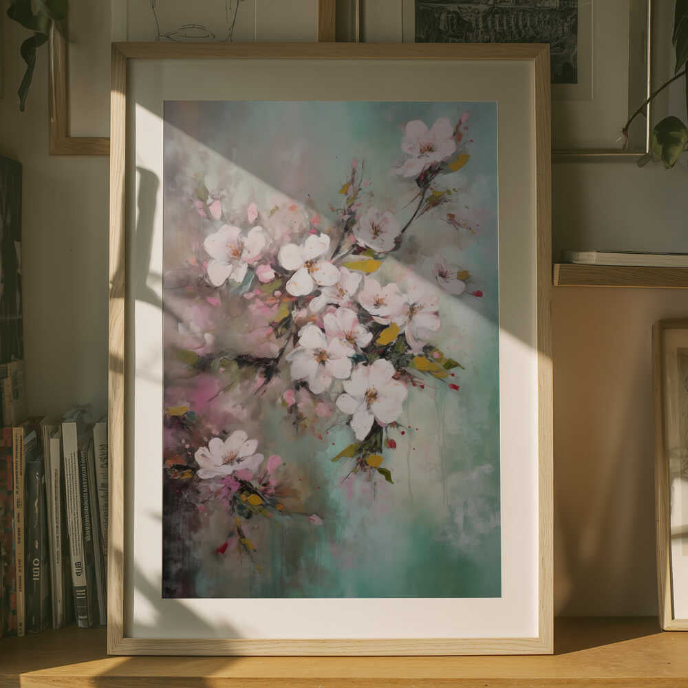 Bløde Forårsblomster Plakat
