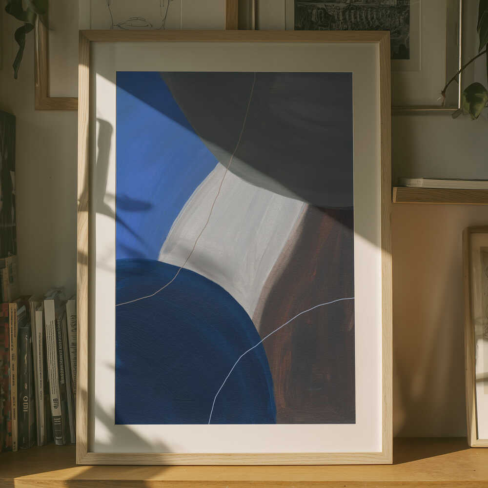Harmonisk Farveblokke Plakat
