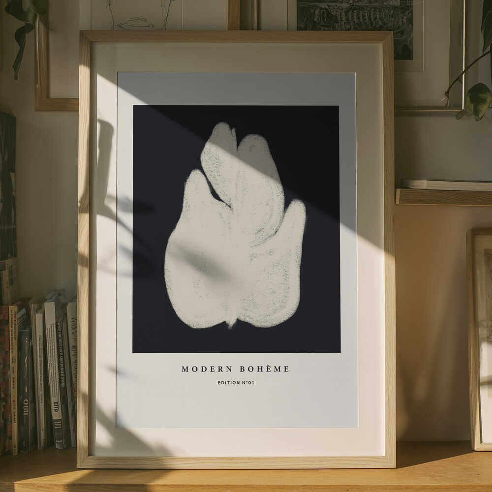 Abstrakt blomsterplakat