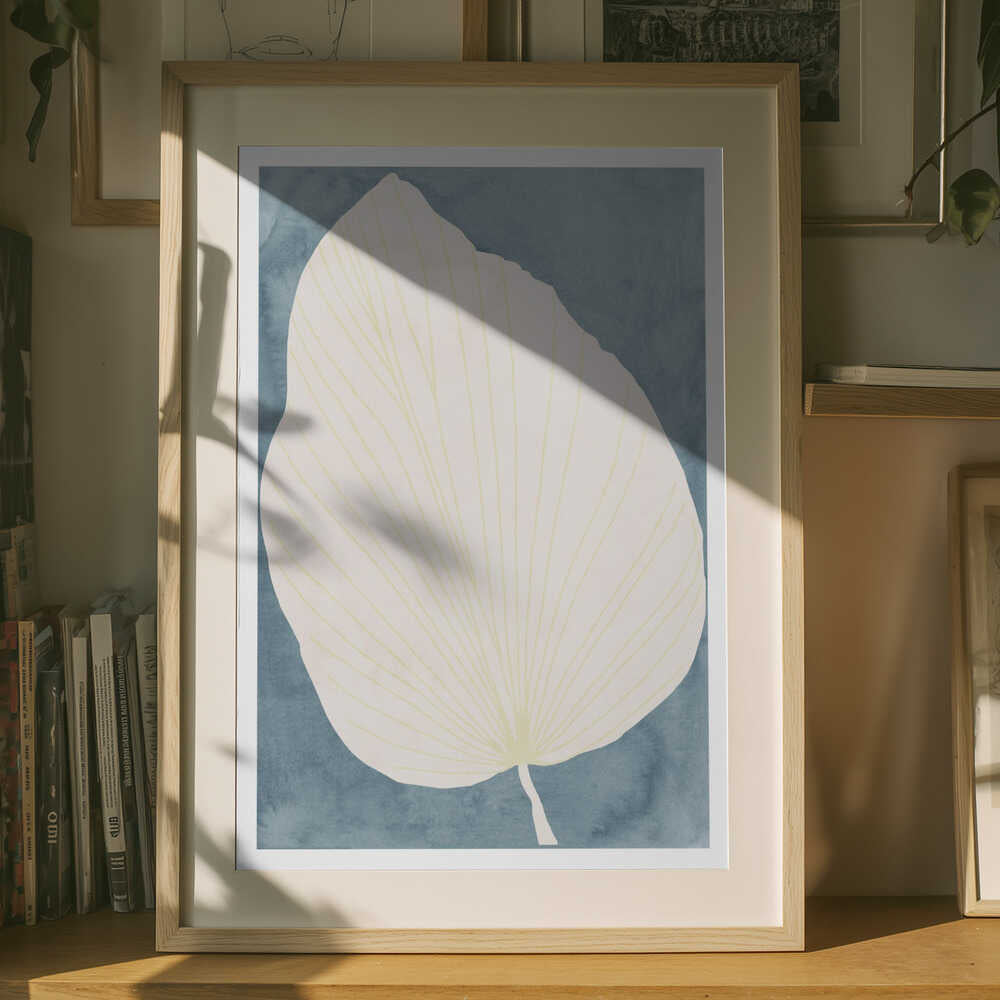 Illustration Of A Large Leaf Poster