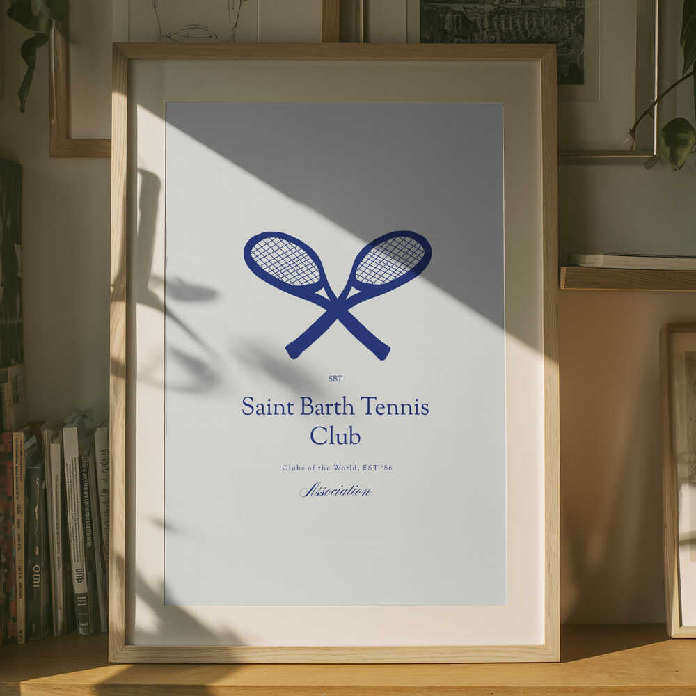 Saintbarthtennisclub Plakat