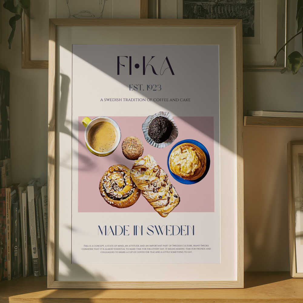 Swedish Fika Treats Poster
