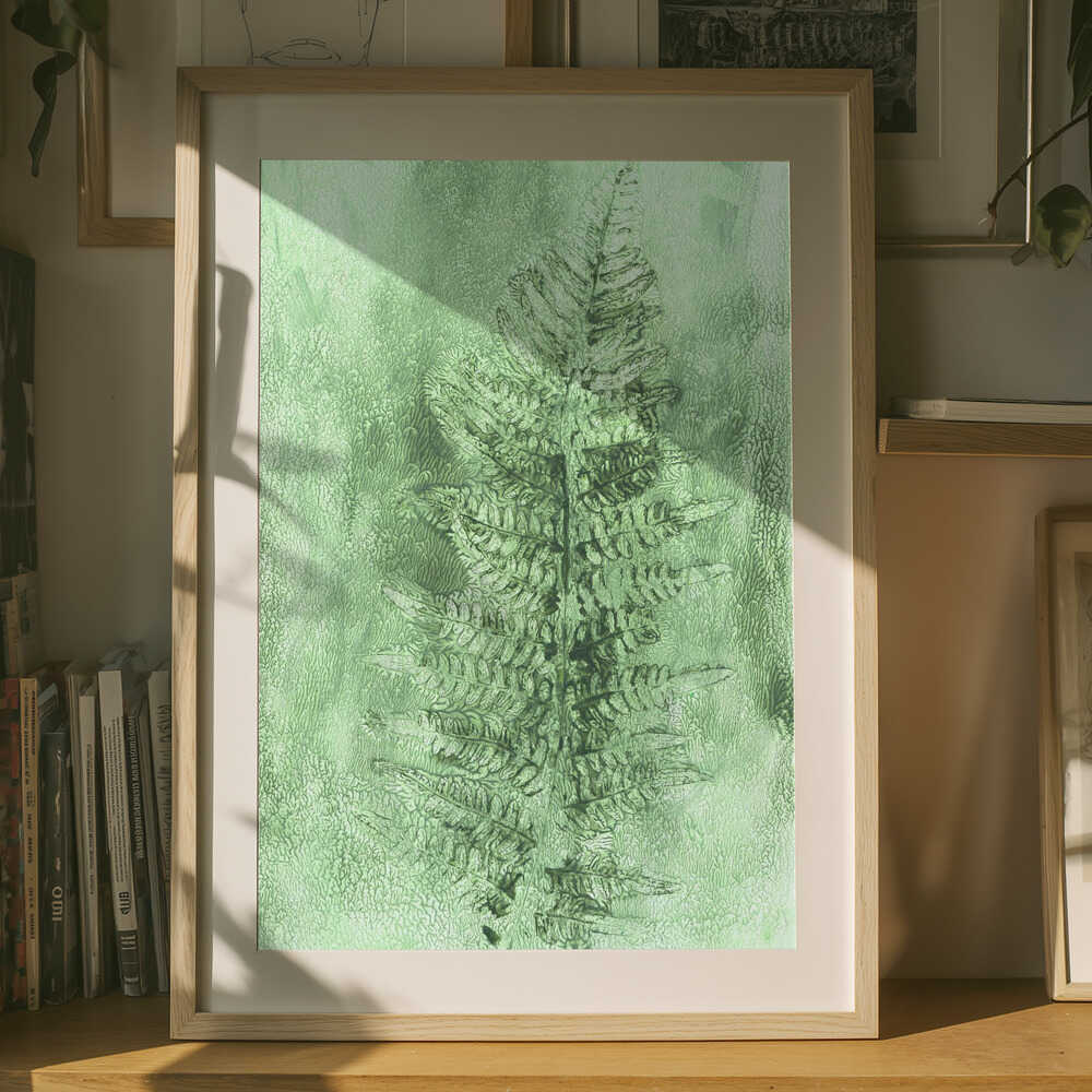 Diskret bregnefrø-plakat