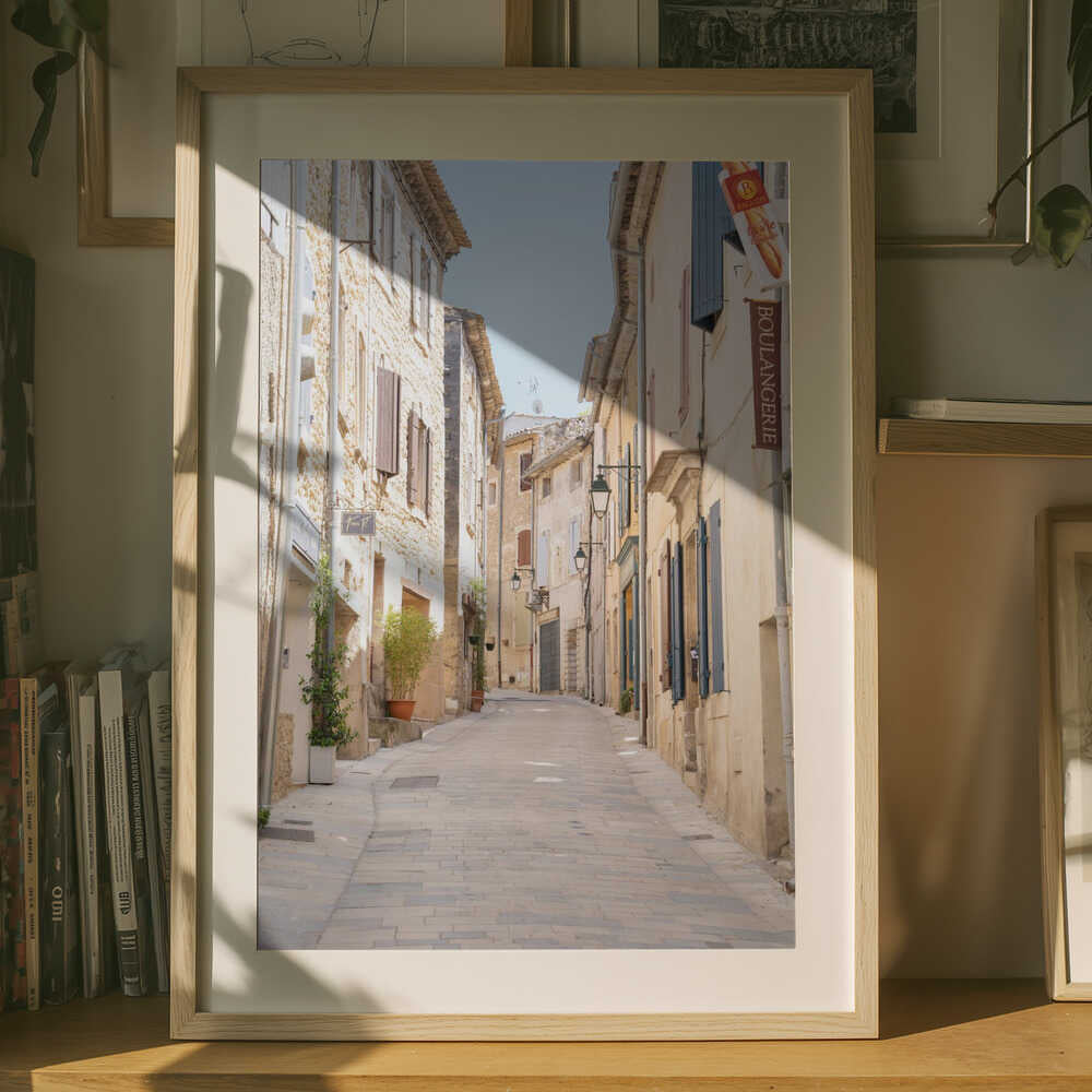 Gadeplakat fra provencalsk landsby