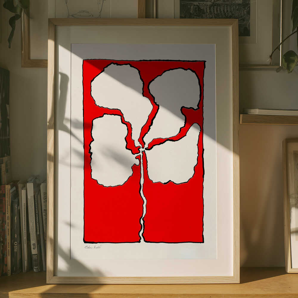 Red Flower Poster