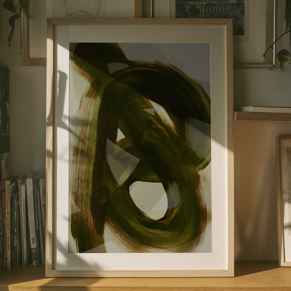 Tangled Brushstrokes 1 Poster