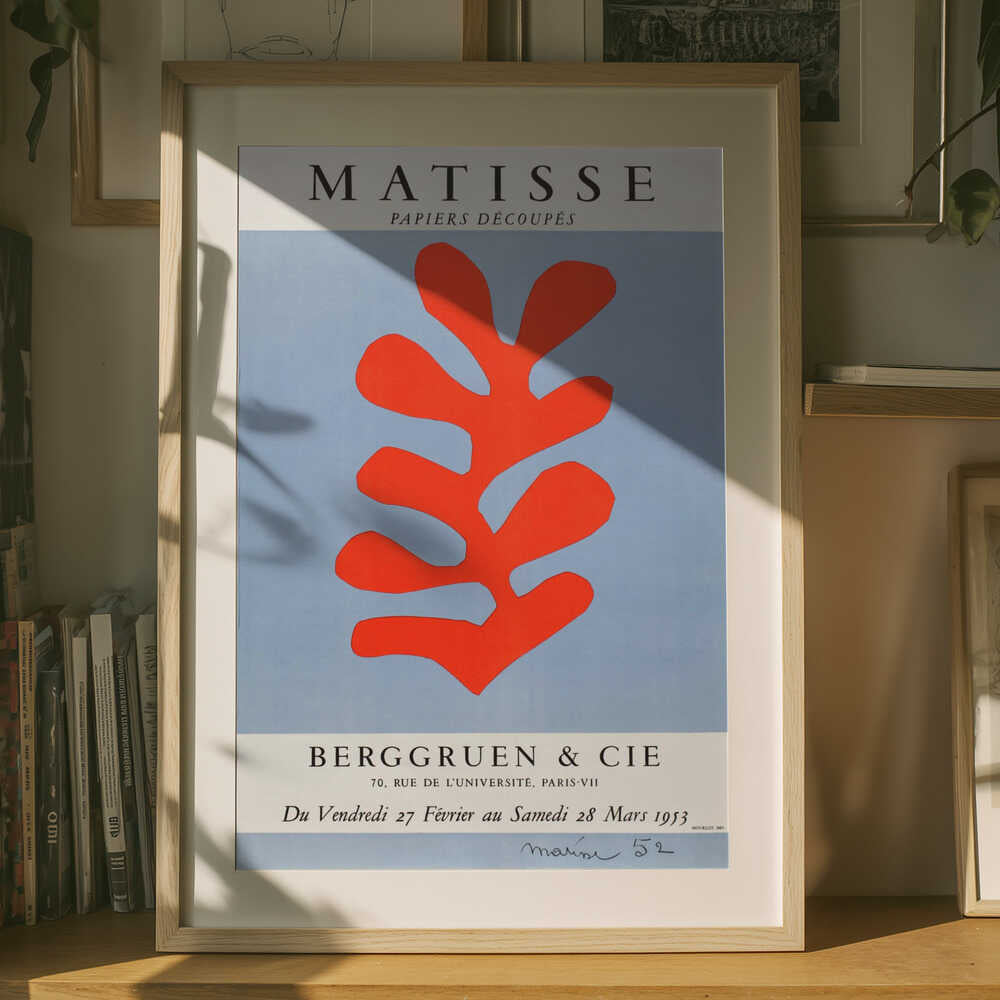 Henri Matisses Papiers Découpés (1953) Plakat