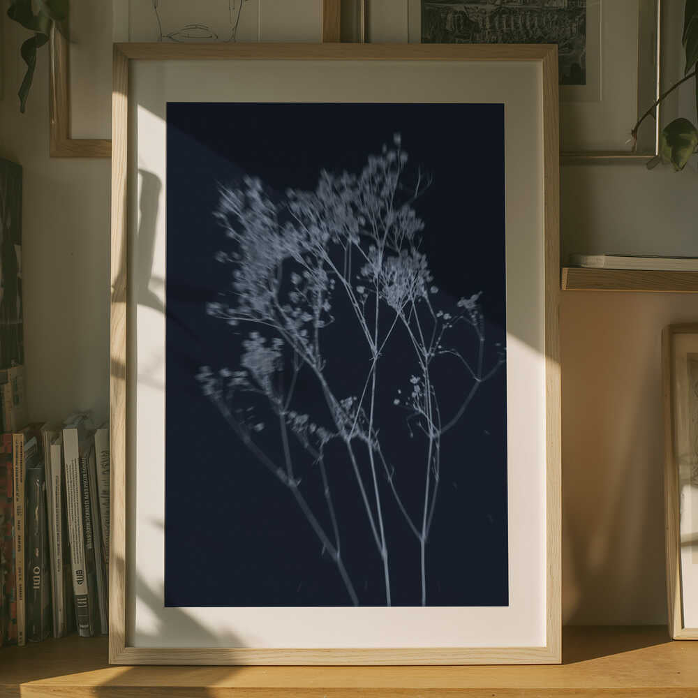 Indigo Botanical Grace Plakat