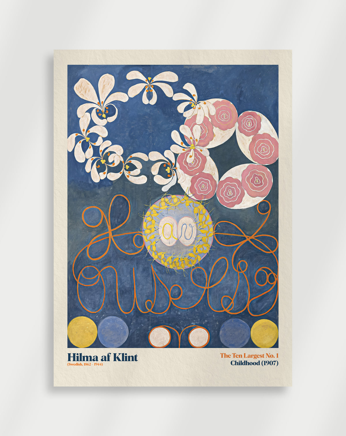 Symbolic abstract artwork with balanced shapes from The Ten Largest No.1 by Hilma af Klint