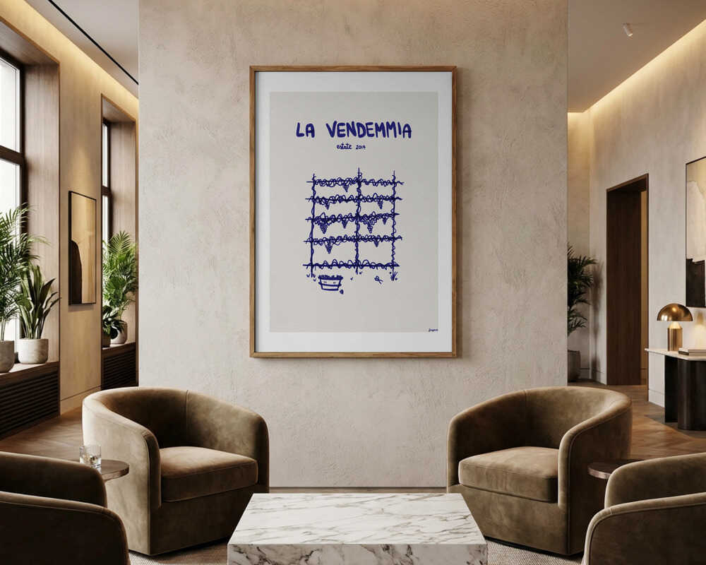 La vendemmia Plakat