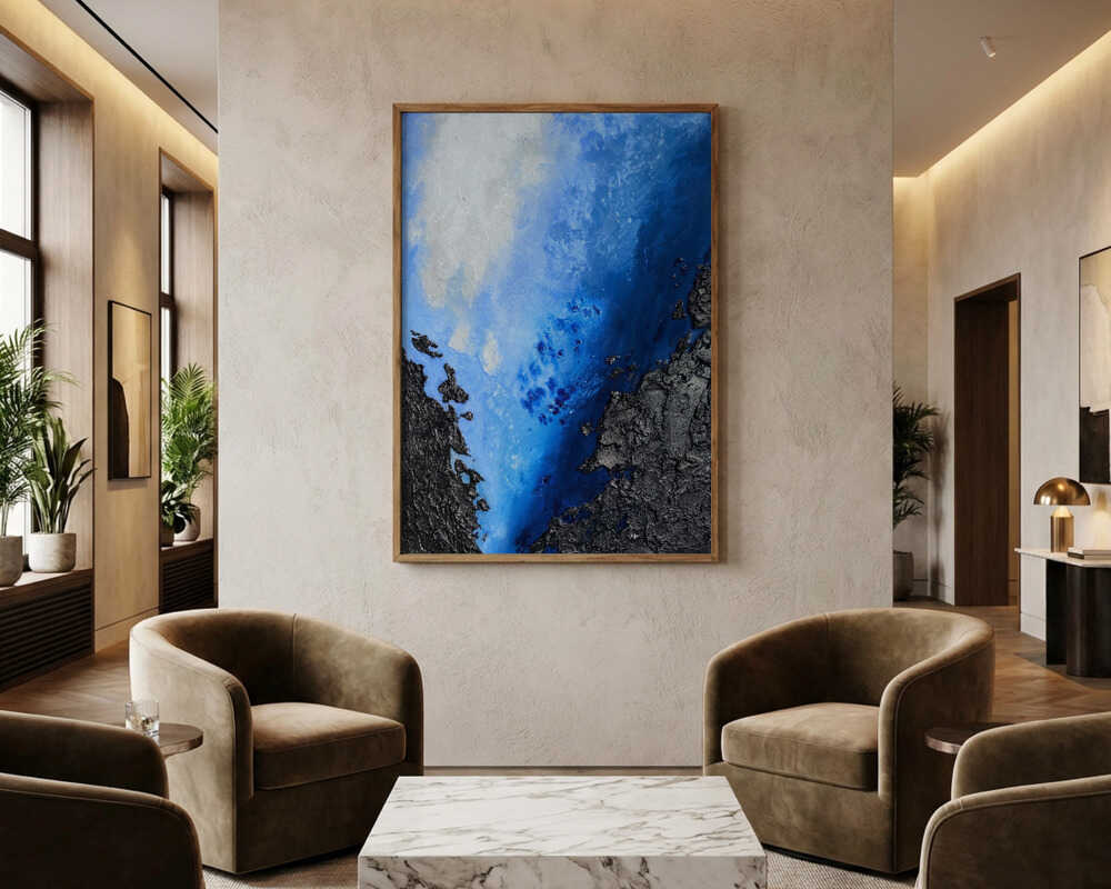 Deep Blue Depths Plakat