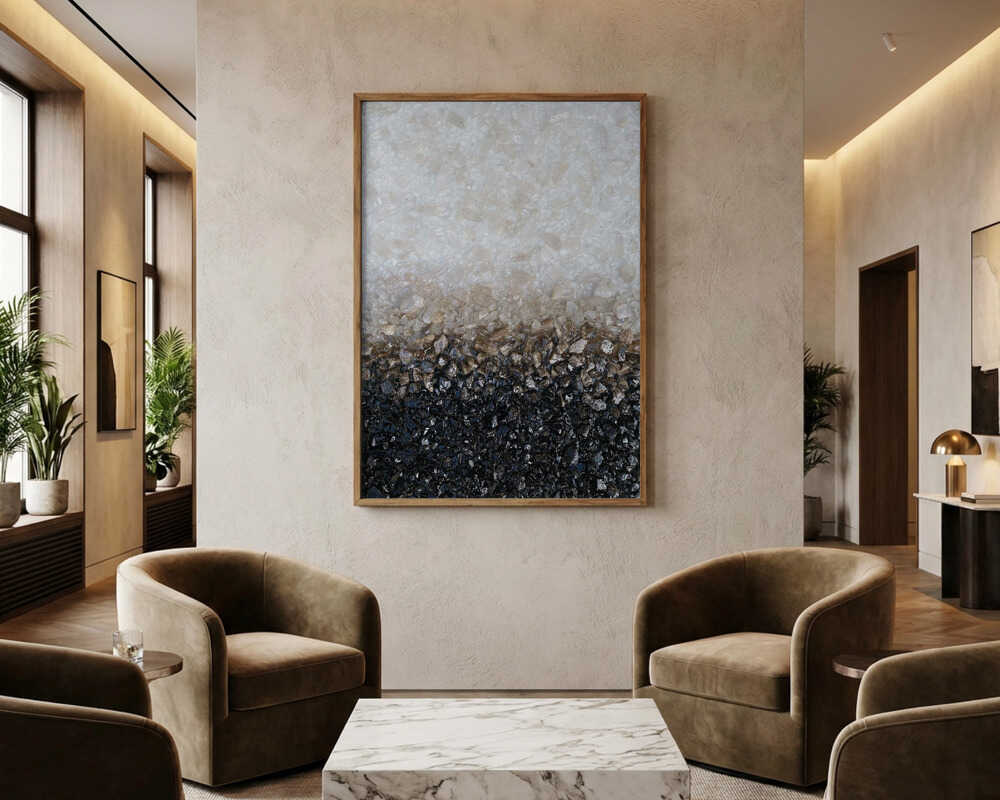 Crushed Stone Gradient Poster