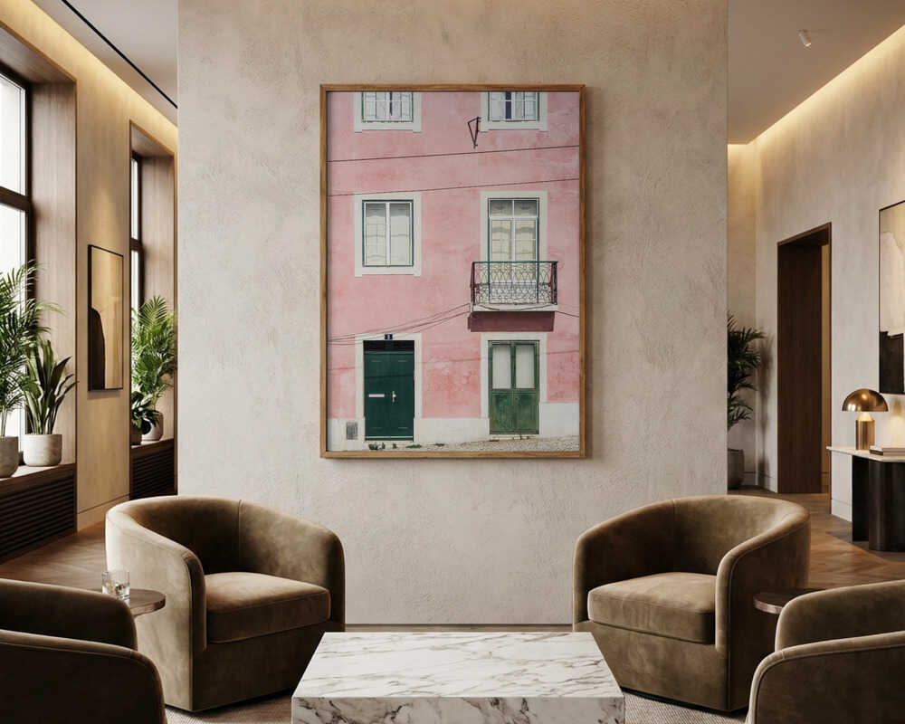 Pink Façade Harmony Poster