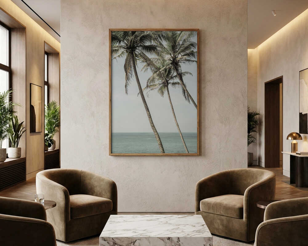 Ocean Breeze Palms Plakat
