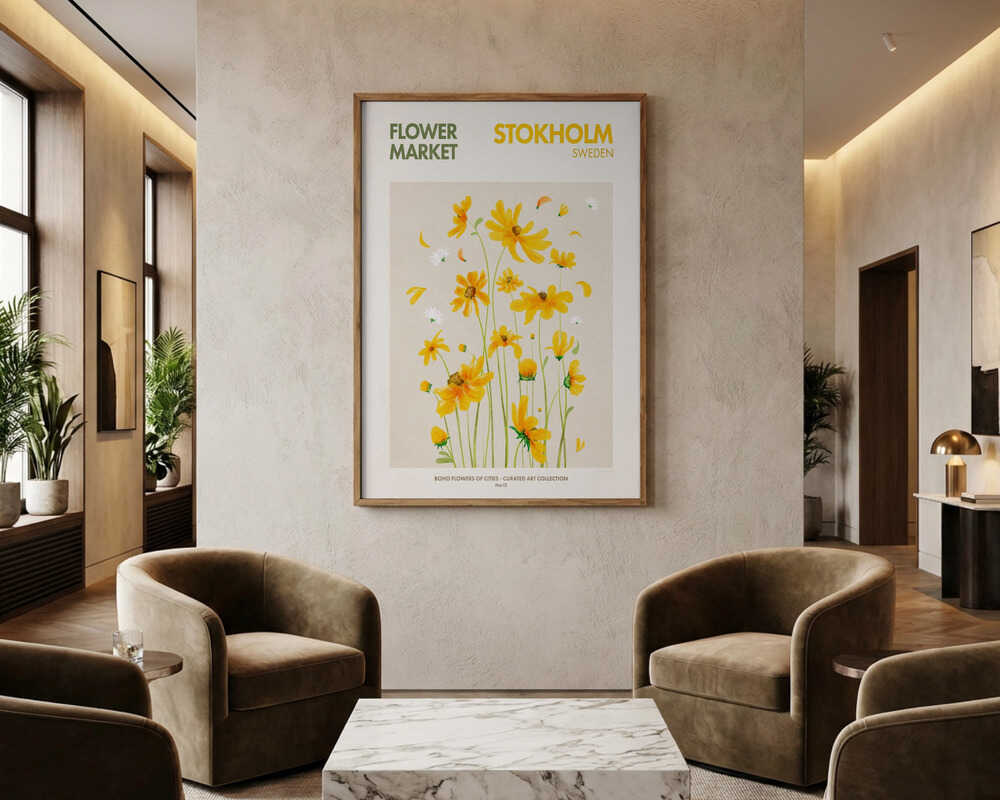 Stockholm Blooms Plakat