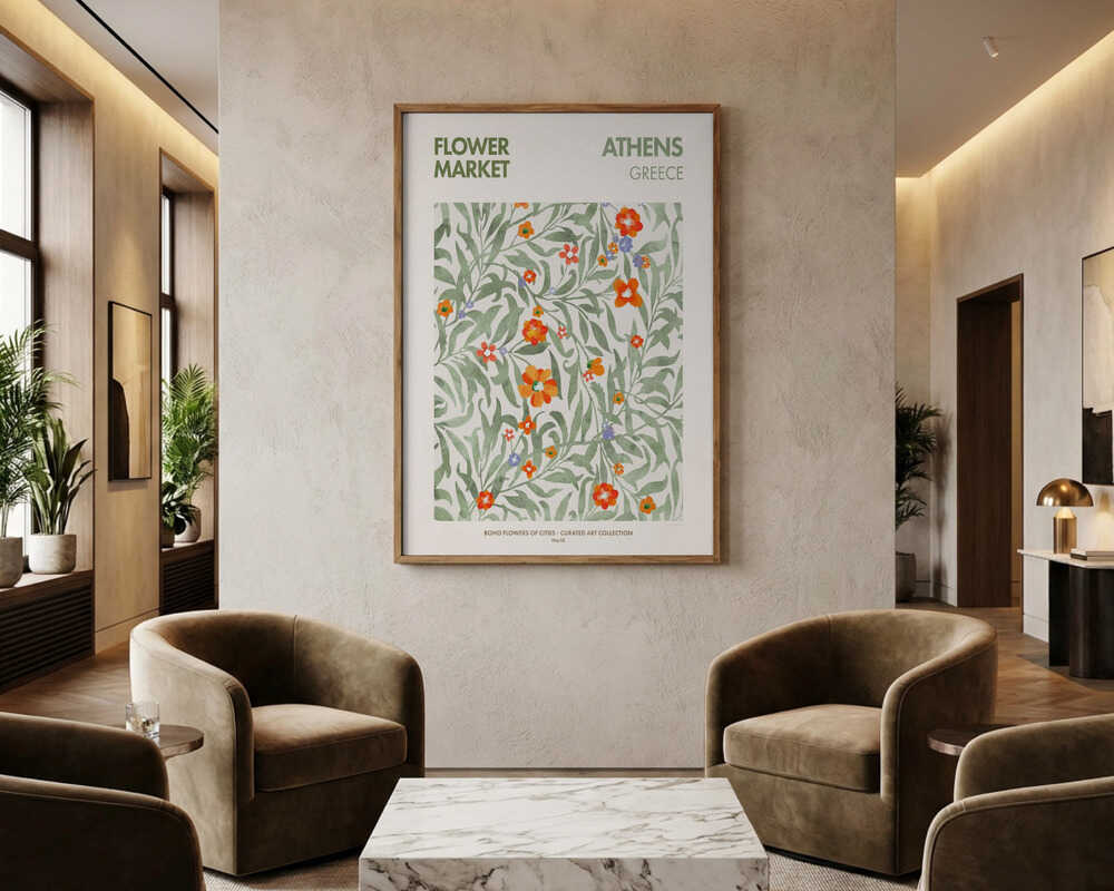 Blooming Athens Essence-plakat