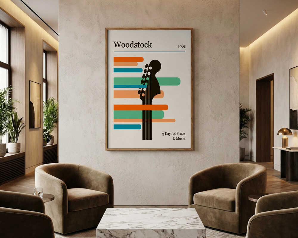 Woodstock Guitar Festival-plakat