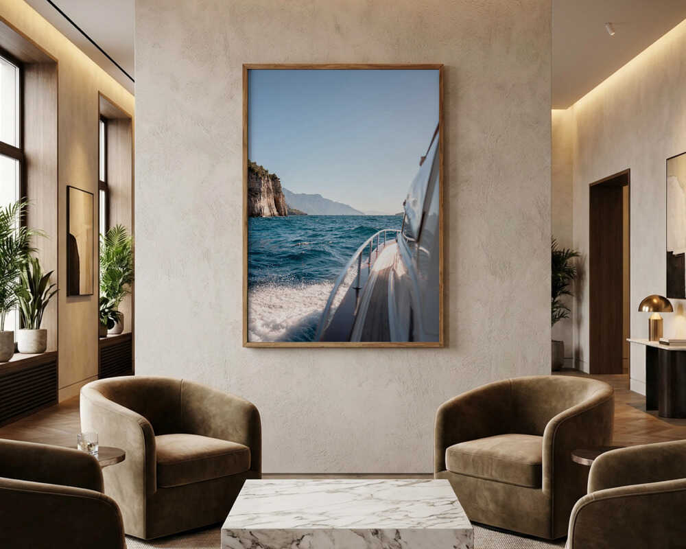 Amalfikysten | Rejsefotoplakat fra Italien