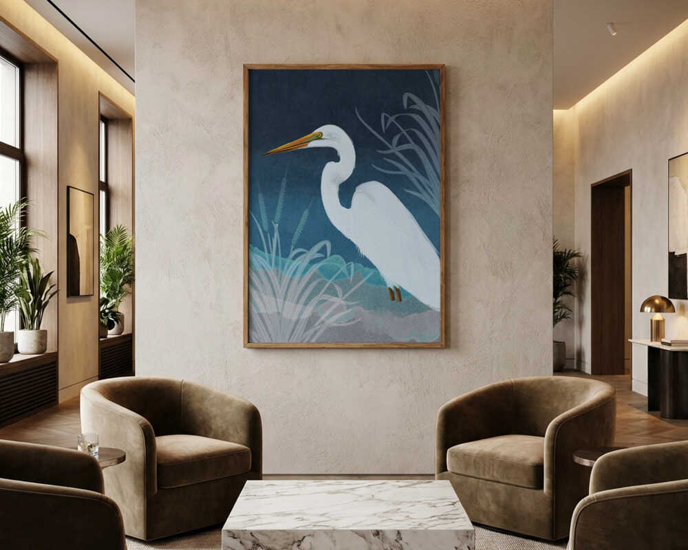 Egret Kopiplakat