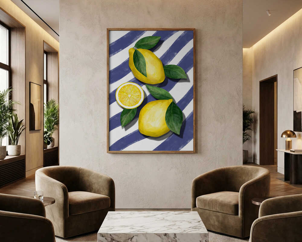 Zesty citronskaller Plakat