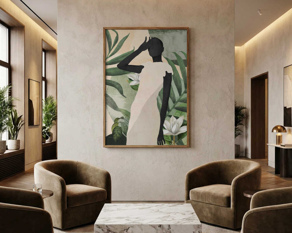 Elegant Tropical Serenity Poster